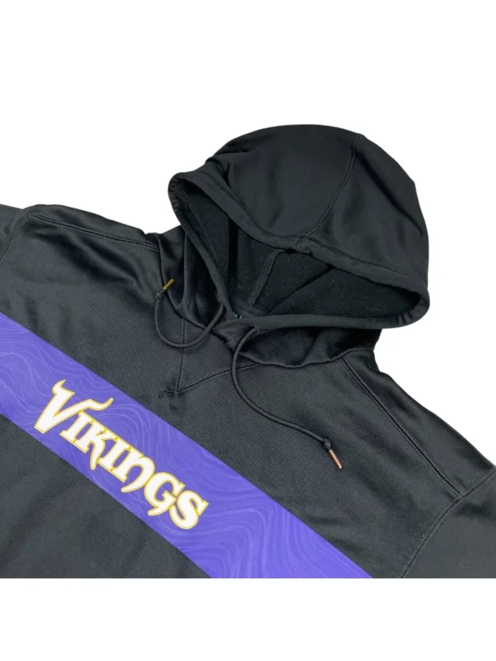 Minnesota Vikings x Nike Men's Pullover Hoodie Black • Large